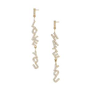 Love&Hate Asymmetrical Earrings